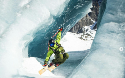 Exploring the Mer de Glace ice walls in Chamonix